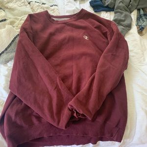 champion maroon sweatshirt!